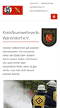 Mobile Screenshot of kfv-warendorf.de