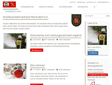 Tablet Screenshot of kfv-warendorf.de